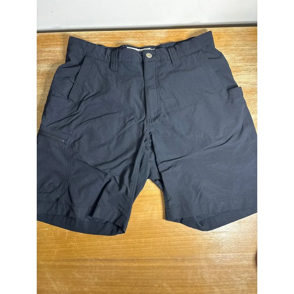 Mountain‎ Khakis Men's Relaxed Fit Cargo Shorts Black Size 34x9 Outdoor